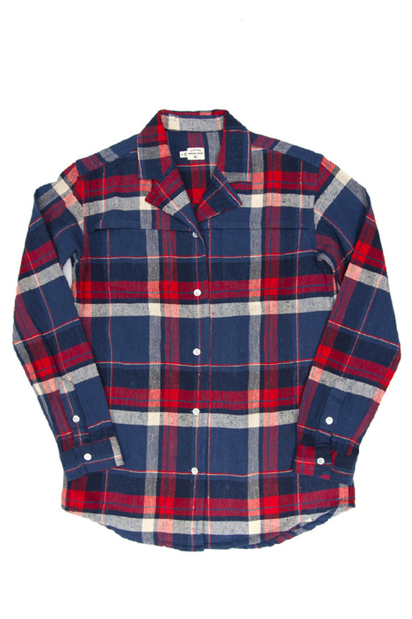 Bridge & Burn Paige Indigo Plaid Bridge & Burn Paige Indigo Plaid