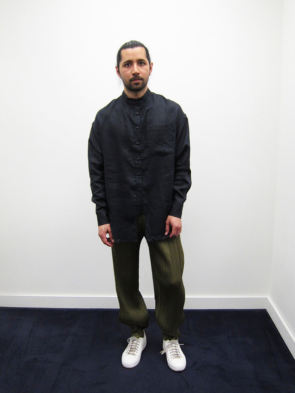 Unisex Eckhaus Latta Linen Button Down Unisex Eckhaus Latta Linen Button Down