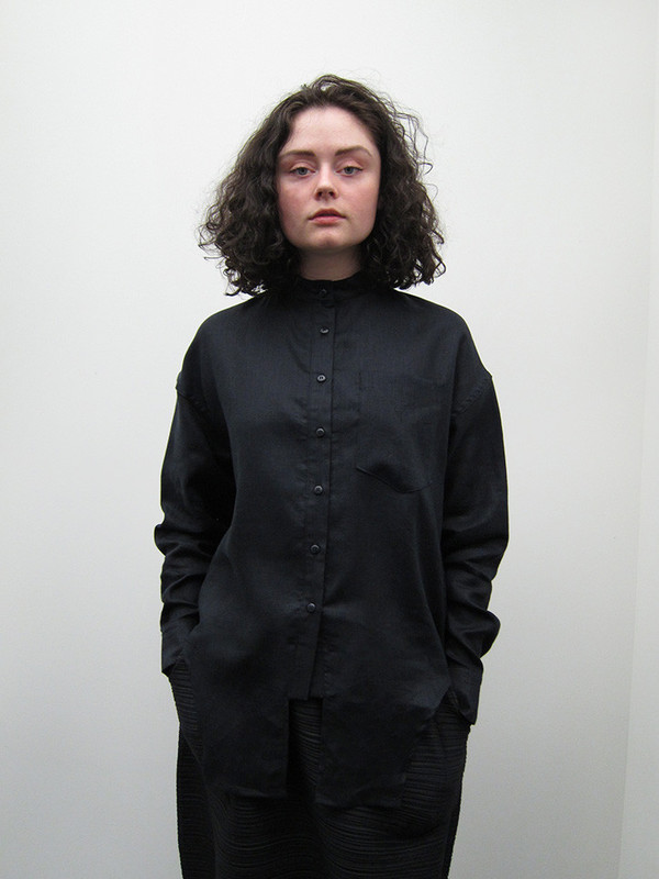 Unisex Eckhaus Latta Linen Button Down Unisex Eckhaus Latta Linen Button Down