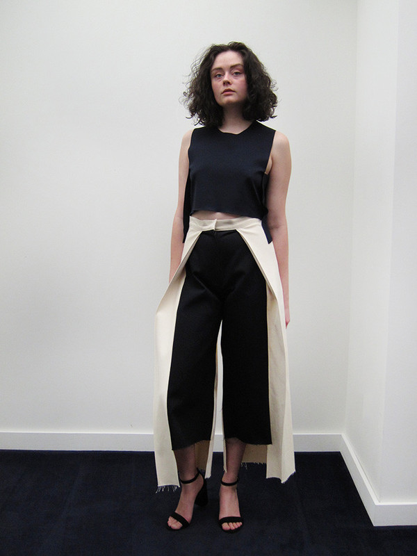 Nancy Stella Soto Offset Denim Trouser Nancy Stella Soto Offset Denim Trouser