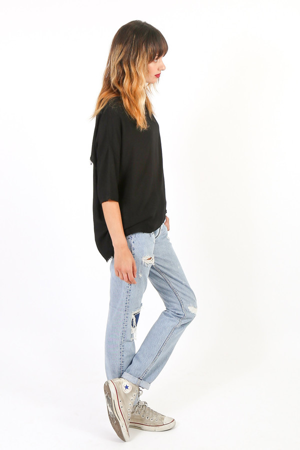 Black Crane Square Top Black Crane Square Top
