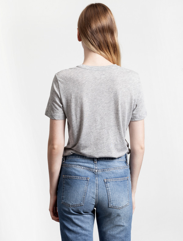 Organic by John Patrick Boy Tee Grey Melange Organic by John Patrick Boy Tee Grey Melange