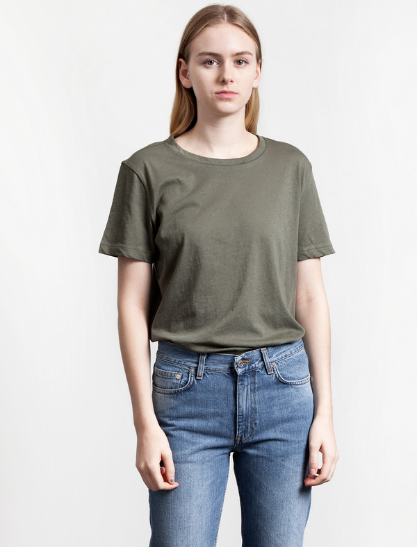 Organic by John Patrick Boy Tee Olive Organic by John Patrick Boy Tee Olive