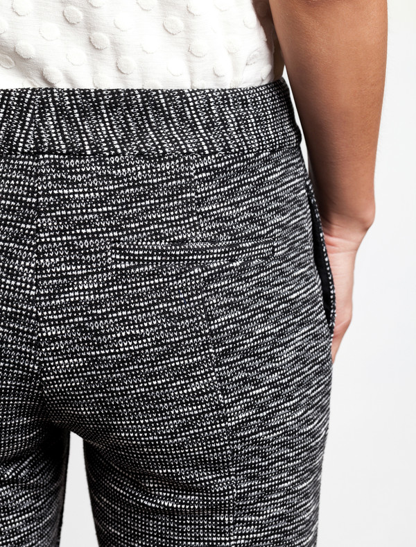 Thakoon Addition Slim Pant Black and White Thakoon Addition Slim Pant Black and White