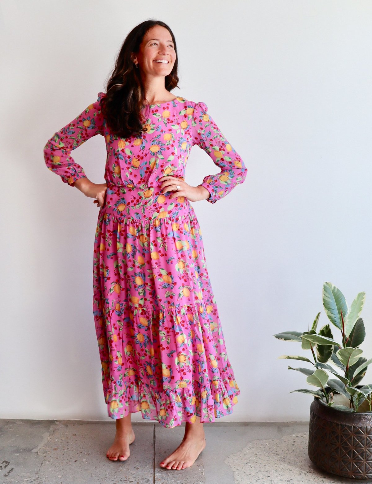 Saloni Isabel Silk Georgette Dress 