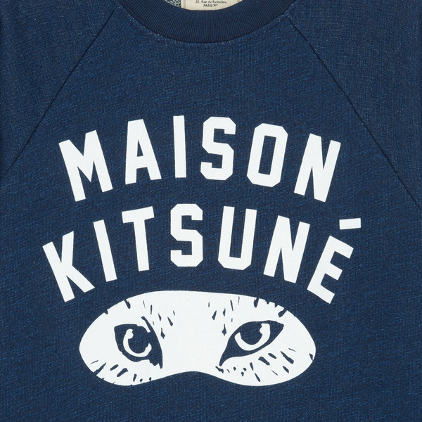 Kitsune Fox Eyes Sweatshirt I Indigo Kitsune Fox Eyes Sweatshirt I Indigo
