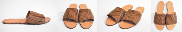 The Palatines Caelum Slide Sandal in Neutral Dot The Palatines Caelum Slide Sandal in Neutral Dot
