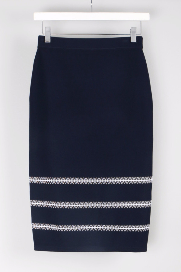 Jonathan Simkhai Tower Trim Pencil Skirt Jonathan Simkhai Tower Trim Pencil Skirt