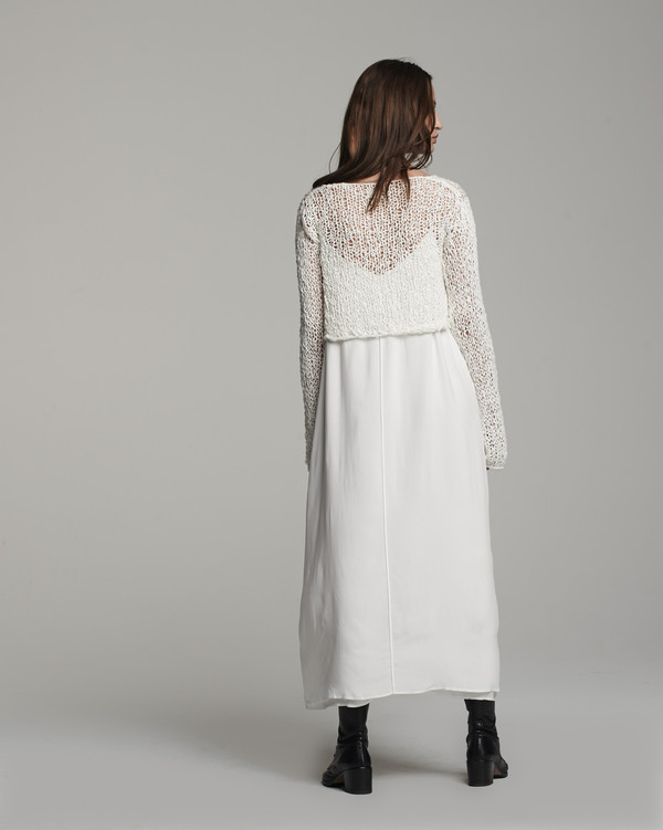 Voz Loose Knit Cropped Sweater Voz Loose Knit Cropped Sweater