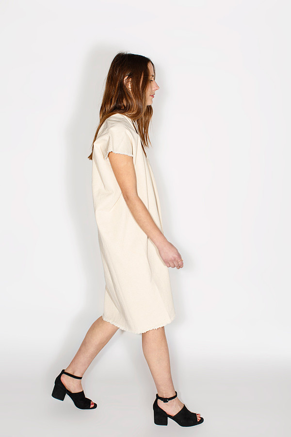 Miranda Bennett Natural Everyday Dress | Cropped Denim Miranda Bennett Natural Everyday Dress | Cropped Denim