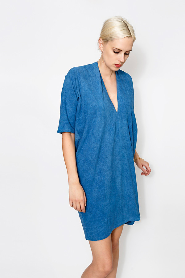 Miranda Bennett Indigo Muse Dress | Silk Miranda Bennett Indigo Muse Dress | Silk