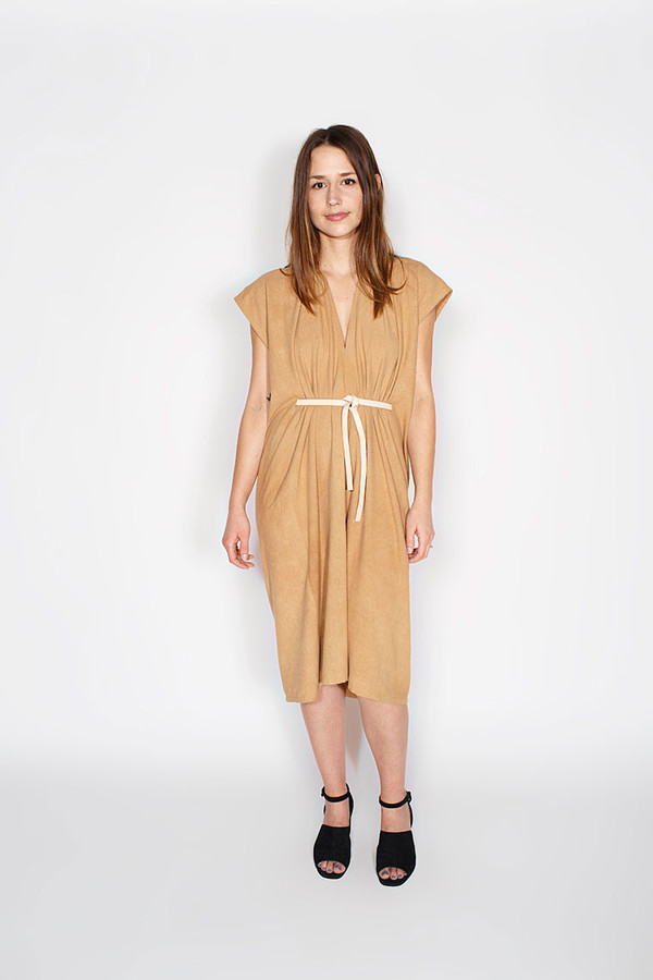 Miranda Bennett Camel Tempest Dress Miranda Bennett Camel Tempest Dress