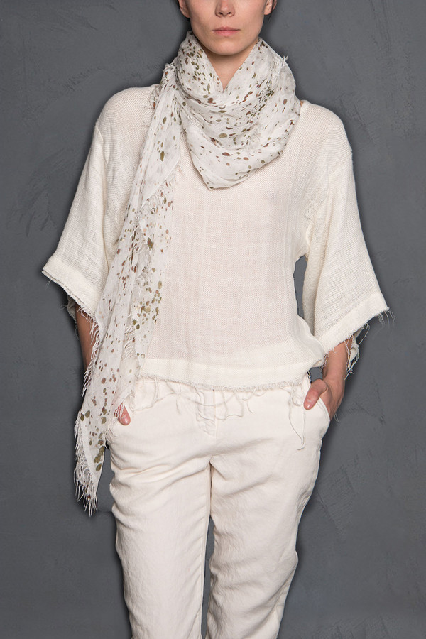 KES Cropped Frayed Top KES Cropped Frayed Top