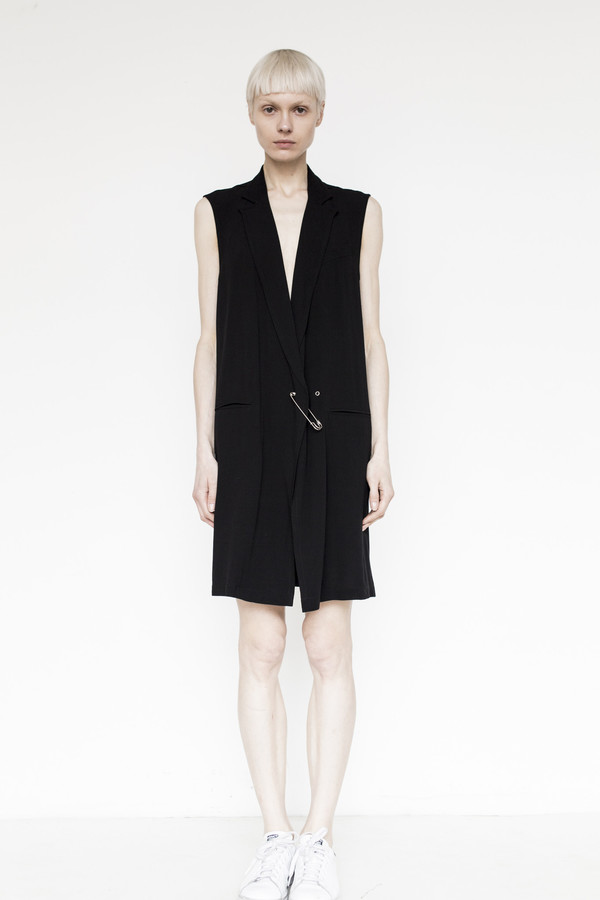 Assembly New York Crepe Vest Dress Assembly New York Crepe Vest Dress