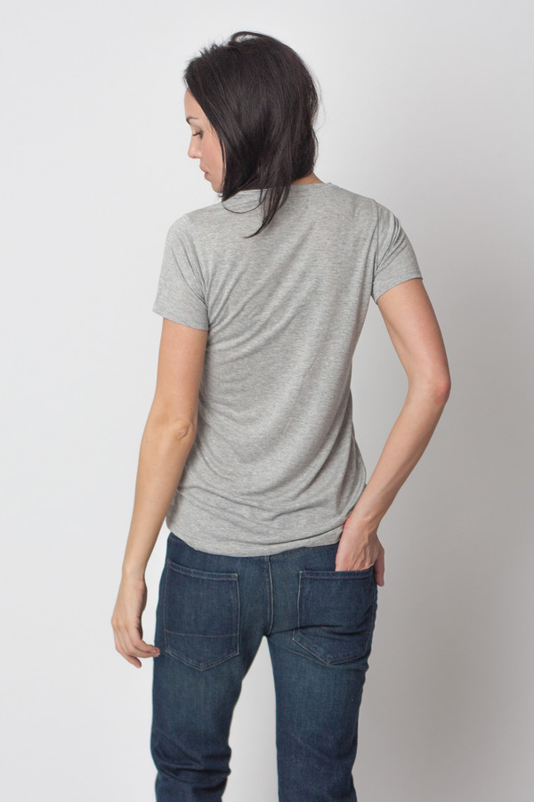 The Lady & the Sailor Basic Tee Heather Grey The Lady & the Sailor Basic Tee Heather Grey