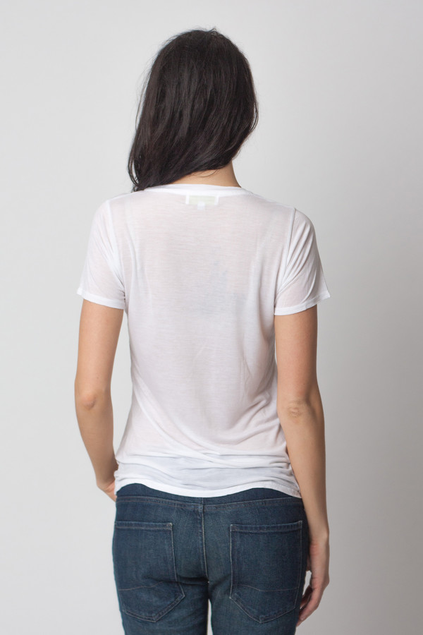 The Lady & the Sailor Basic Tee White The Lady & the Sailor Basic Tee White