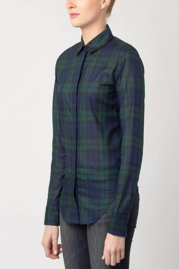Raleigh Denim Classic Button Down Black Watch Plaid Raleigh Denim Classic Button Down Black Watch Plaid