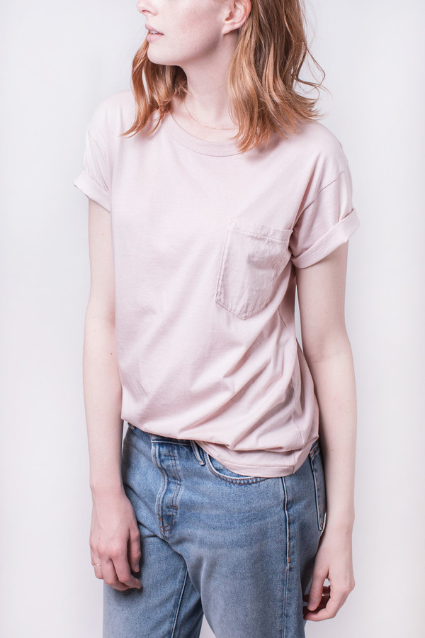 Calder Jaq Knit Pocket Tee Abalone Calder Jaq Knit Pocket Tee Abalone