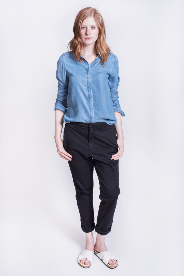 Hope Jolie Blouse Light Blue Denim Hope Jolie Blouse Light Blue Denim