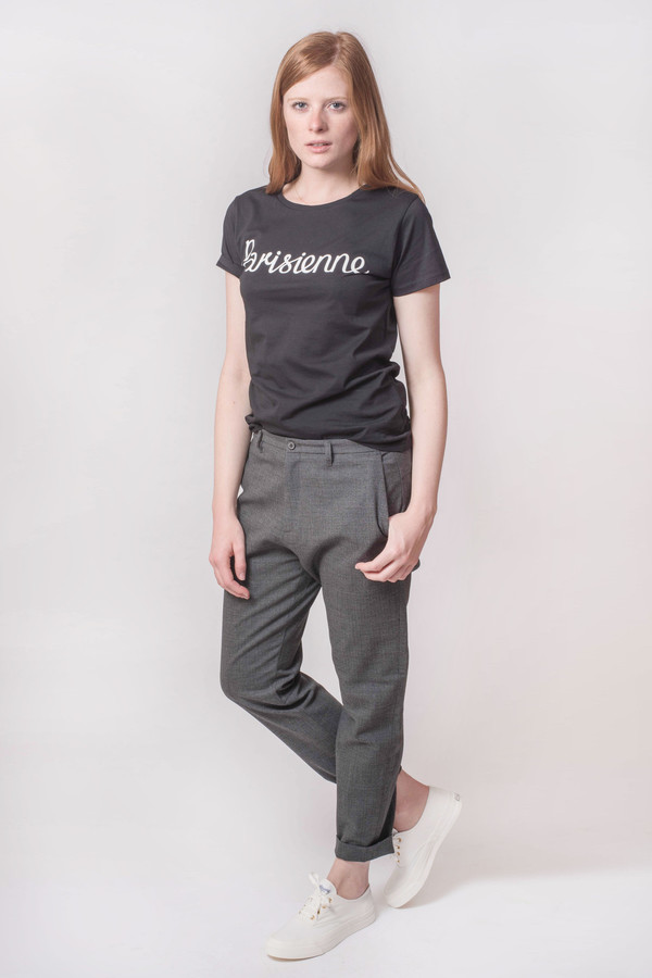 Hope Krissy Trouser Grey Melange Hope Krissy Trouser Grey Melange