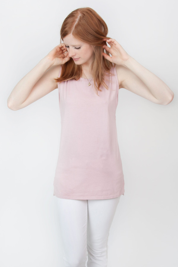 Calder Louise Tank Rose Calder Louise Tank Rose