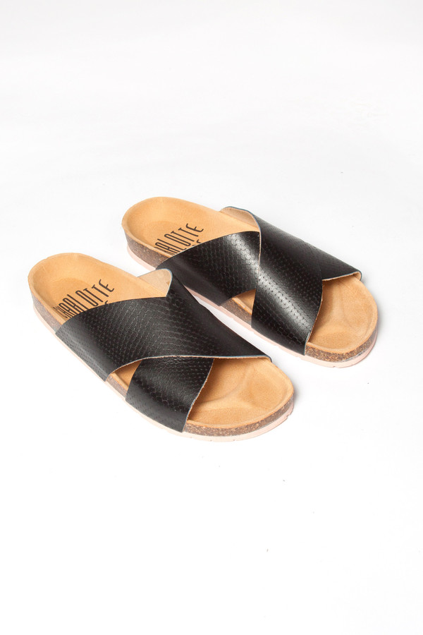 Charlotte Stone Luke Sandal Black Charlotte Stone Luke Sandal Black