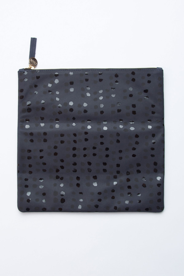 Navy Nubuck with Black Matte & Glossy Double Mini Spots Navy Nubuck with Black Matte & Glossy Double Mini Spots