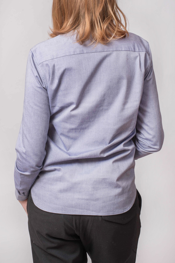 Maison Kitsune Oxford Classic Shirt With Embroidery Fox Maison Kitsune Oxford Classic Shirt With Embroidery Fox