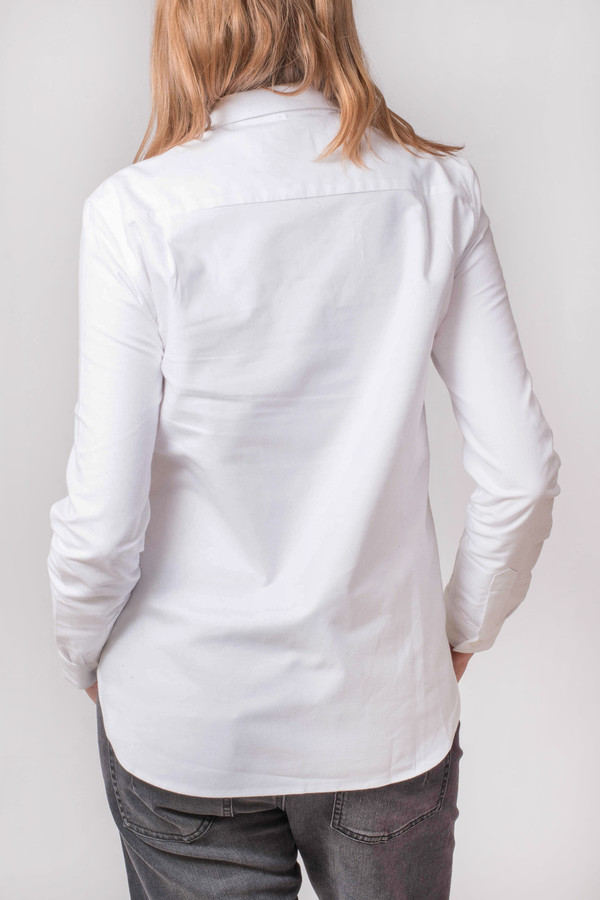 Maison Kitsune Oxford Classic Shirt With Embroidery Fox Maison Kitsune Oxford Classic Shirt With Embroidery Fox
