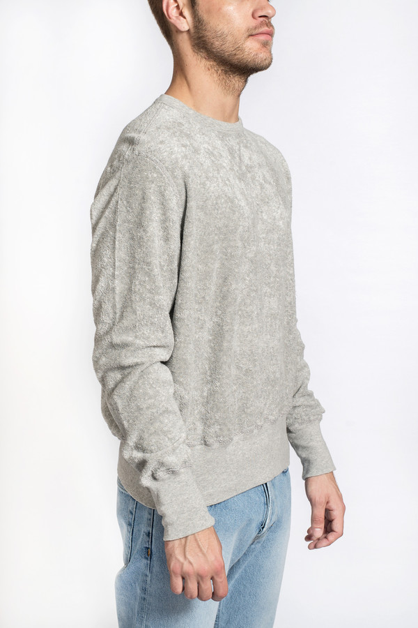 Men's Our Legacy Reversible Sweat Grey Melange Terry Men's Our Legacy Reversible Sweat Grey Melange Terry