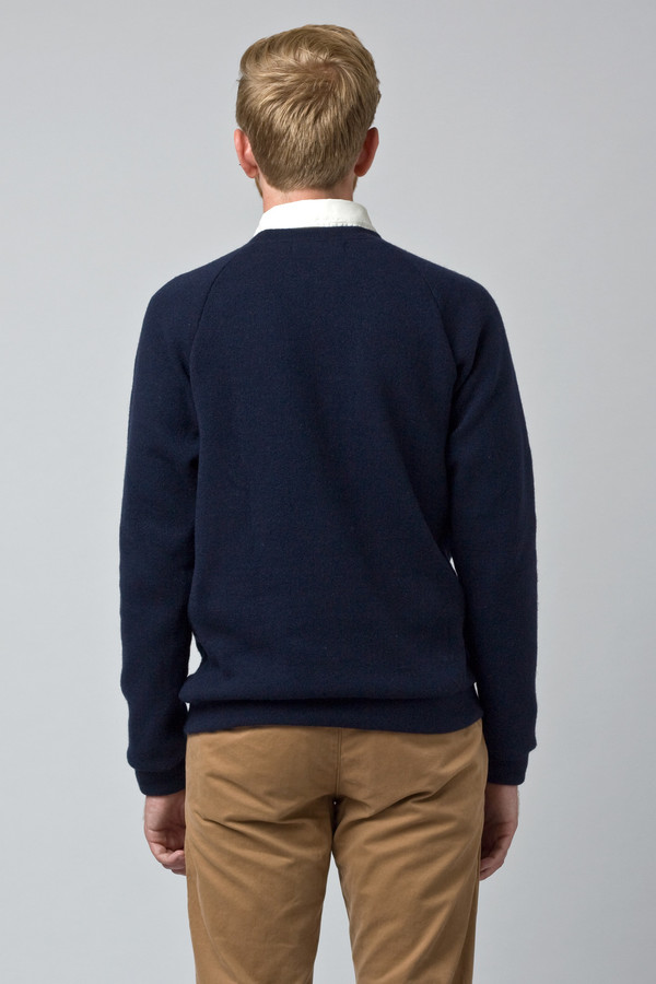 Men's Raleigh Denim Wool Sweatshirt Navy Men's Raleigh Denim Wool Sweatshirt Navy