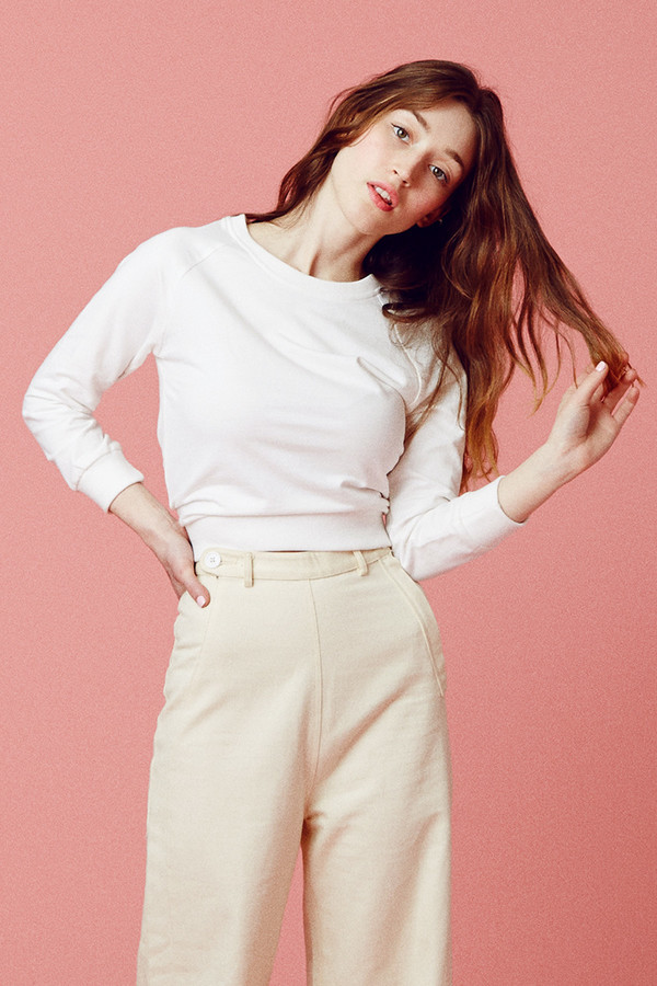 Samantha Pleet Cuddle Shirt - Ivory Samantha Pleet Cuddle Shirt - Ivory