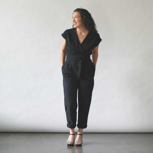 Curator Maren Pantsuit Dusty Green Curator Maren Pantsuit Dusty Green