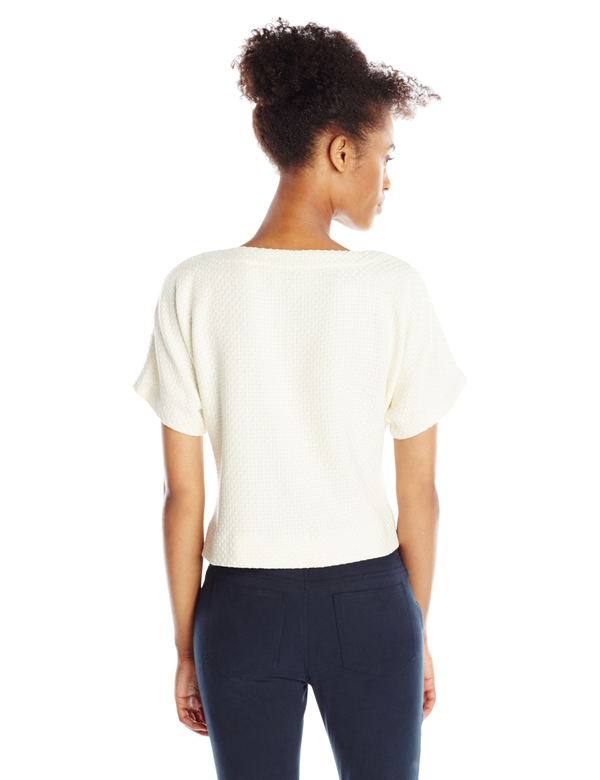 Vincetta Creme Boxy Tee Vincetta Creme Boxy Tee