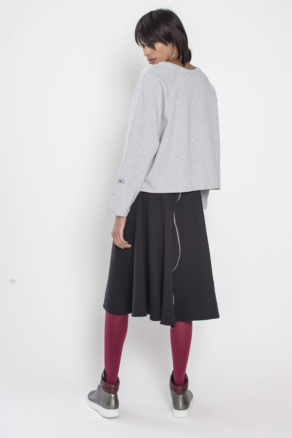 KOWTOW Figurine Sweater in Gray Marle KOWTOW Figurine Sweater in Gray Marle