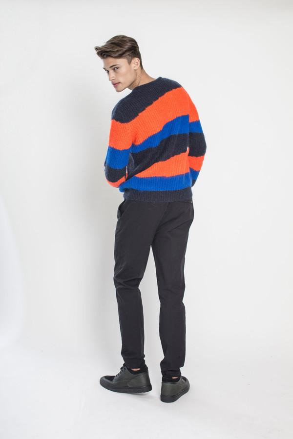Unisex Tigersushi Furs Rabah in Orange/Black/Navy Unisex Tigersushi Furs Rabah in Orange/Black/Navy