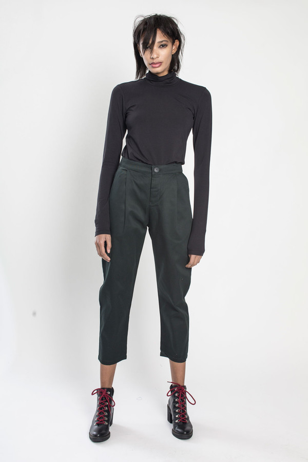 KOWTOW Ritual Pant in Dark Green KOWTOW Ritual Pant in Dark Green