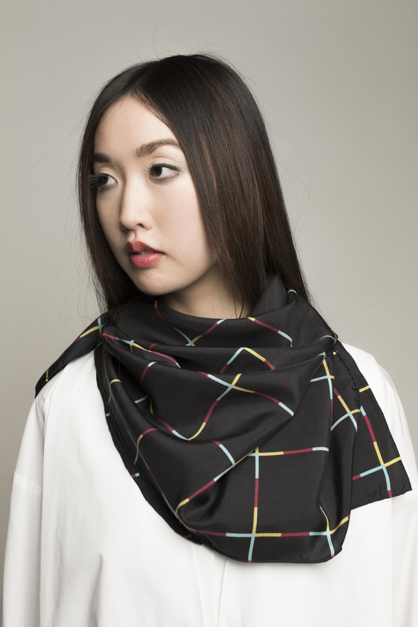 Mansi Shah Spectrum Scarf in Multi Mansi Shah Spectrum Scarf in Multi