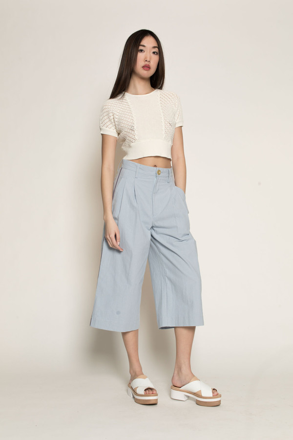 Kurt Lyle Sue Ellen Culottes in Blue Kurt Lyle Sue Ellen Culottes in Blue