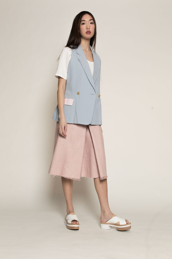 Kurt Lyle Sue Ellen Vest in Blue Kurt Lyle Sue Ellen Vest in Blue