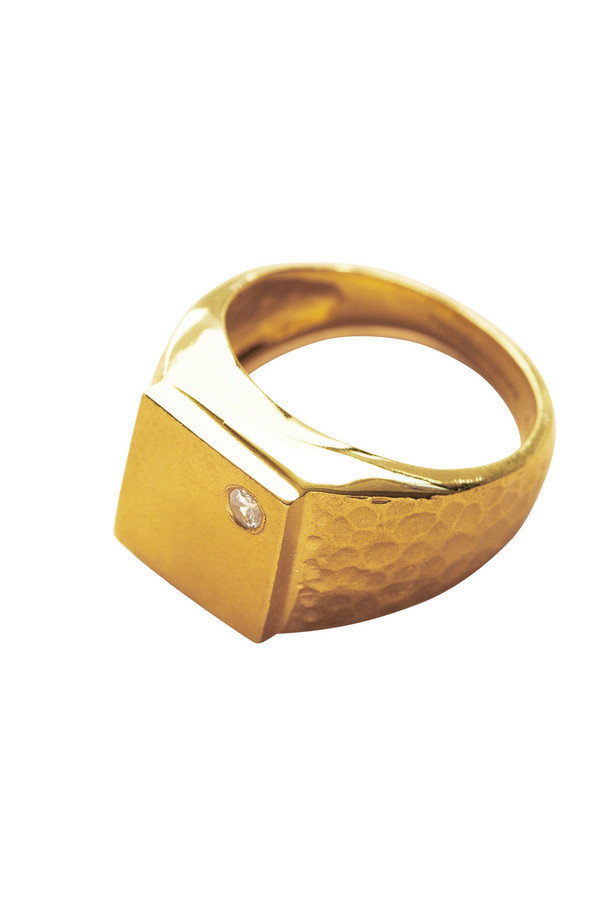 REBEKKA REBEKKA The Squared Ring in 18K Gold REBEKKA REBEKKA The Squared Ring in 18K Gold