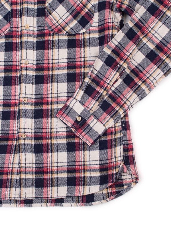 Men's Alex Mill Spring Flannel Shirt Navy/White/Red Men's Alex Mill Spring Flannel Shirt Navy/White/Red