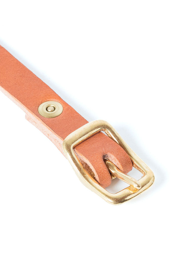 Wood & Faulk Matchstick Belt Tan Wood & Faulk Matchstick Belt Tan