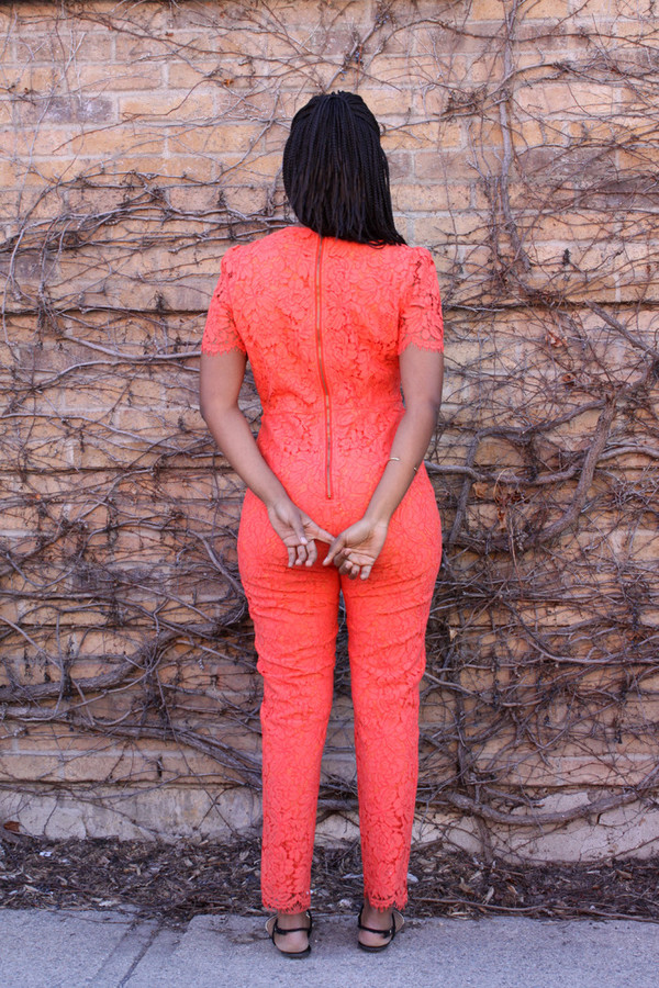 Darling Roisin Lace Jumpsuit Sunset Darling Roisin Lace Jumpsuit Sunset