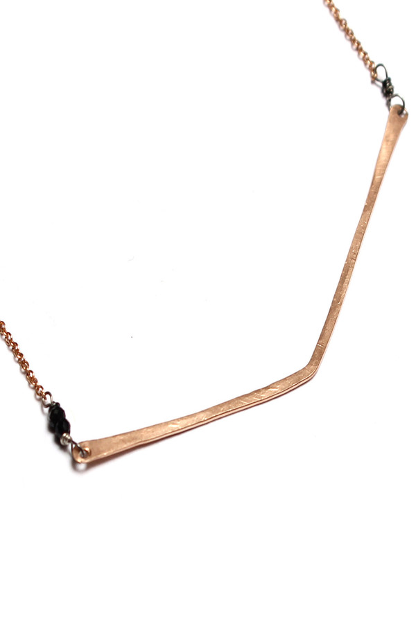 Sarah Dunn Rose Gold V Necklace Sarah Dunn Rose Gold V Necklace