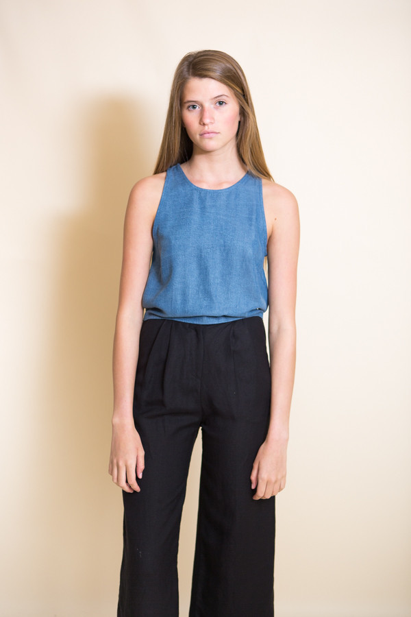 First Rite Banded Tank / Denim First Rite Banded Tank / Denim