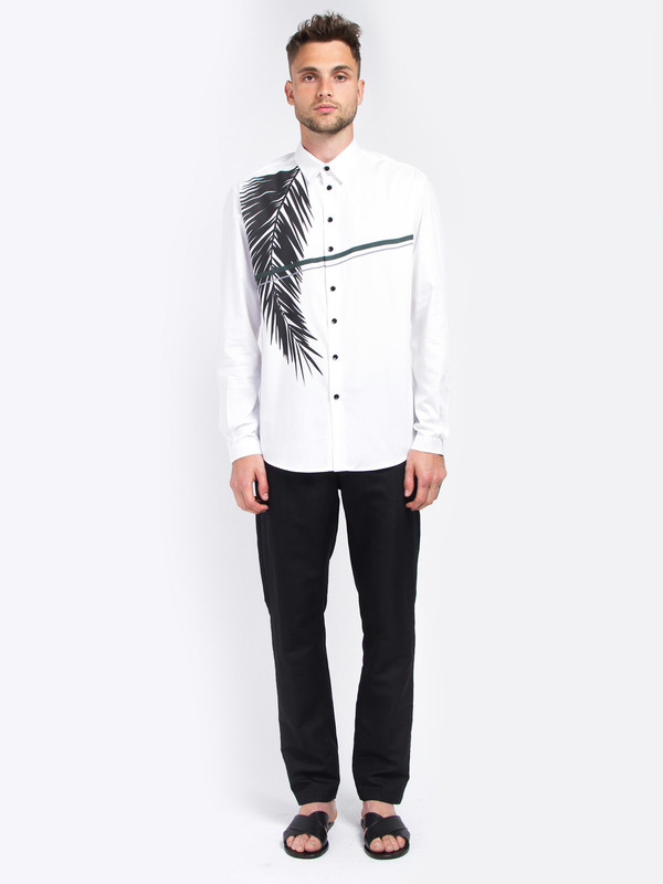 Carlos Campos Palm Woven Shirt Carlos Campos Palm Woven Shirt