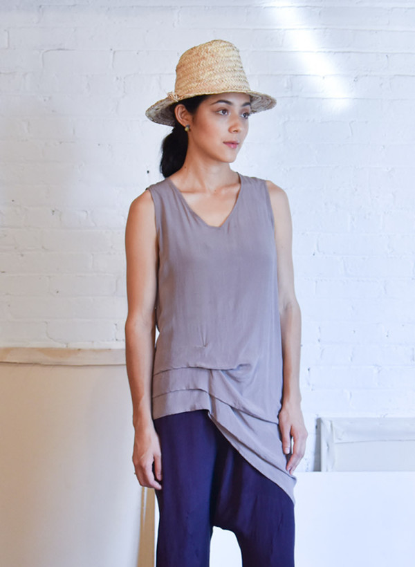 Seek Collective Swoon Tank, solid dove Seek Collective Swoon Tank, solid dove