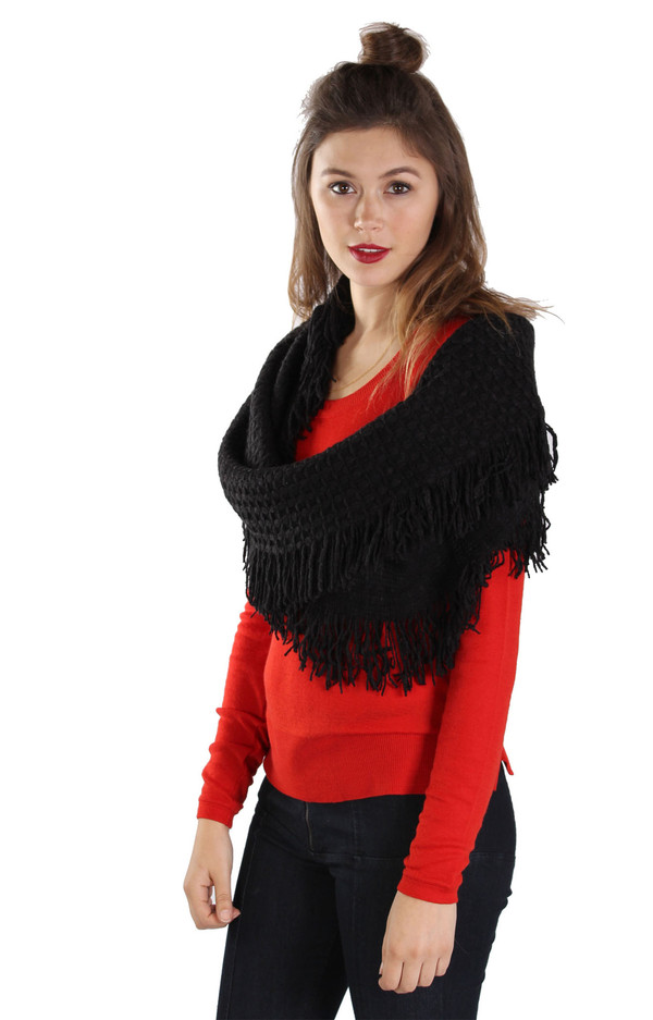 Michael Farrell Infinity Fringe Scarf Michael Farrell Infinity Fringe Scarf