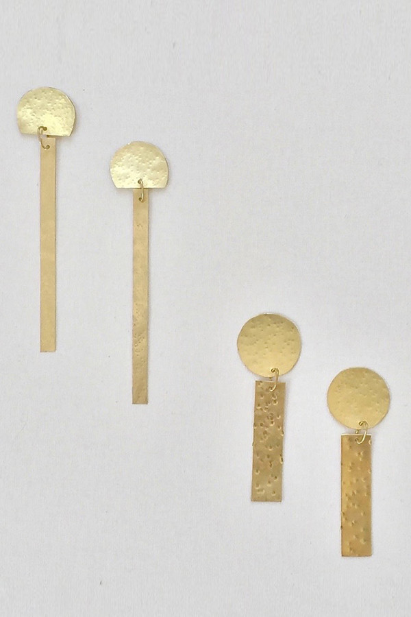 modern weaving slim semi circle earrings modern weaving slim semi circle earrings